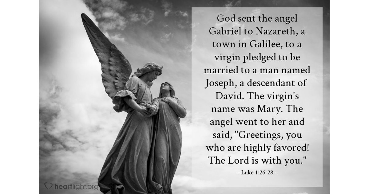 Luke 1:26-28 β Verse of the Day for 12/14/2014