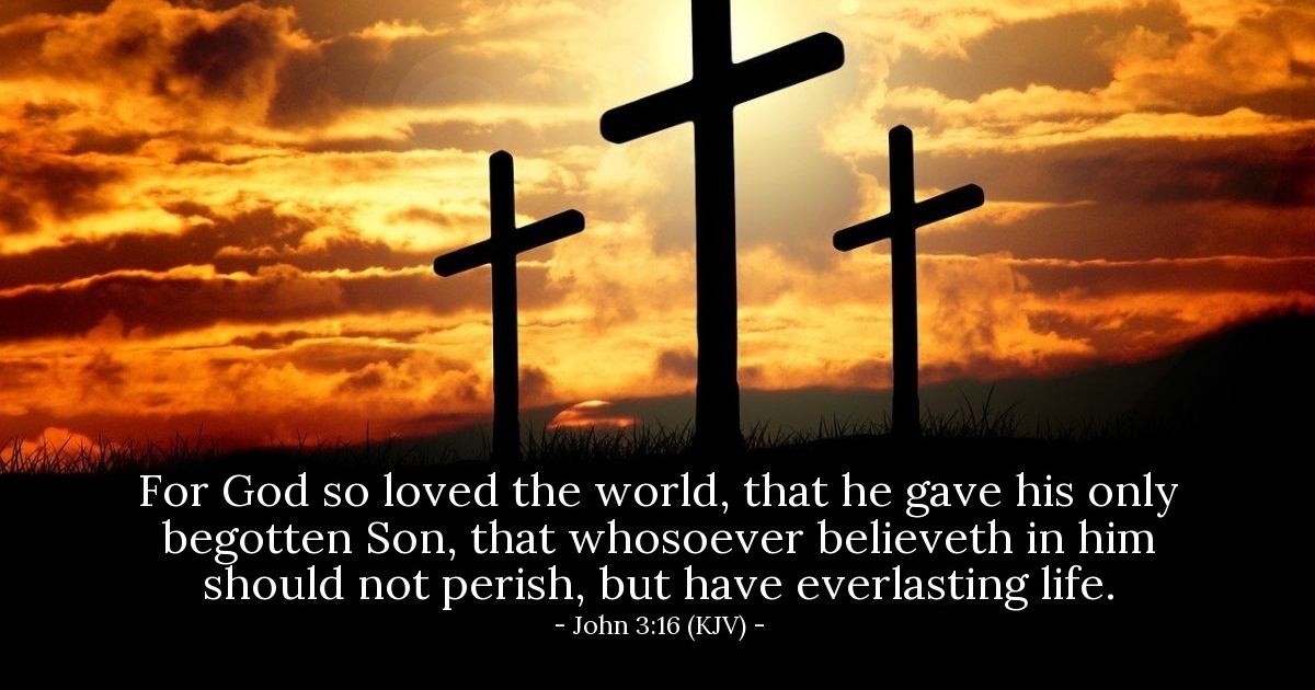 John 3:16 (KJV) — Today's Verse for Friday, December 24, 1943