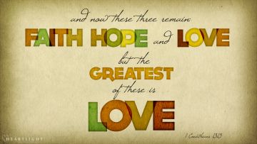 PowerPoint Background: 1 Corinthians 13:13 Celebration of Love
