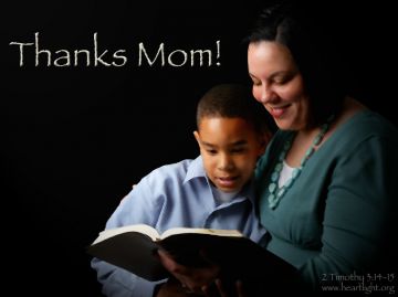 PowerPoint Background: 2 Timothy 3:14-15 Mom Title
