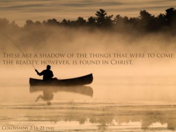 PowerPoint Background: Colossians 2:17 Text
