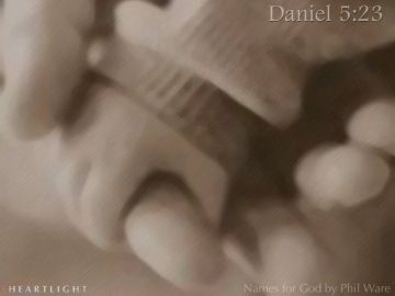 PowerPoint Background: Daniel 5:23 - Plain