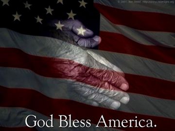 PowerPoint Background: God Bless America