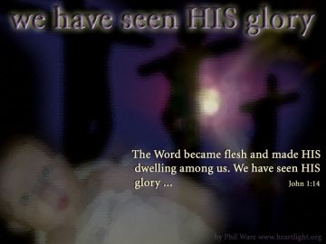 PowerPoint Background: John 1:14 Text