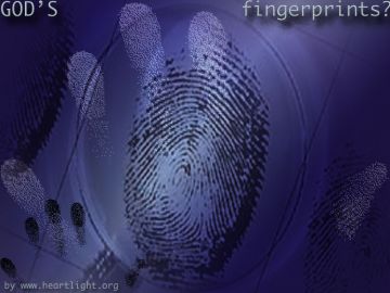 PowerPoint Background: psalm 139:13-16 - God's Fingerprints