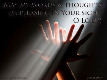 PowerPoint Background: Psalm 19:14 Title