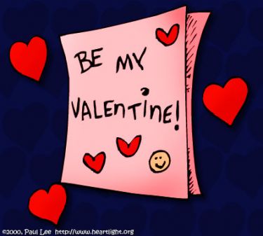 Illustration of the Bible Verse Be My Valentine