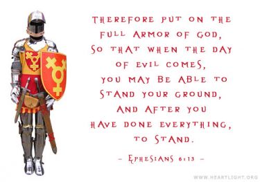 Illustration of the Bible Verse Ephesians 6:13