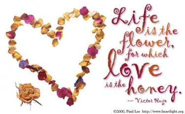 Illustration of the Bible Verse Life is a flower...