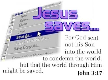 Illustration of the Bible Verse John 3:17