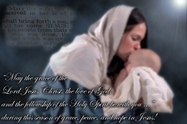 Illustration of the Bible Verse Merry Christmas from Heartlight 2011!