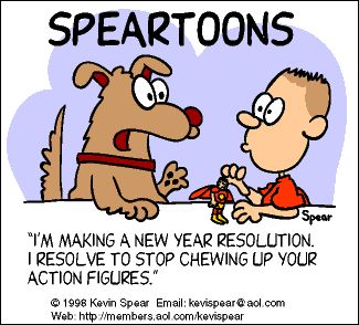 Illustration of the Bible Verse Speartoons: Resolution