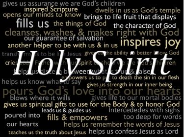 Illustration of the Bible Verse The Holy Spirit