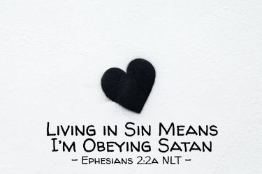 Illustration of the Bible Verse Ephesians 2:2a NLT