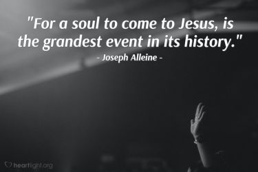 Illustration of the Bible Verse Quote by Joseph Alleine