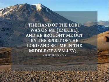 Illustration of the Bible Verse Ezekiel 37:1 NIV