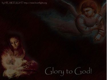 PowerPoint Background: Glory to God