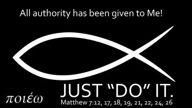 PowerPoint Background: Matthew 7 - Just Do It!