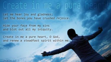 PowerPoint Background: Psalm 51:8-10 Title