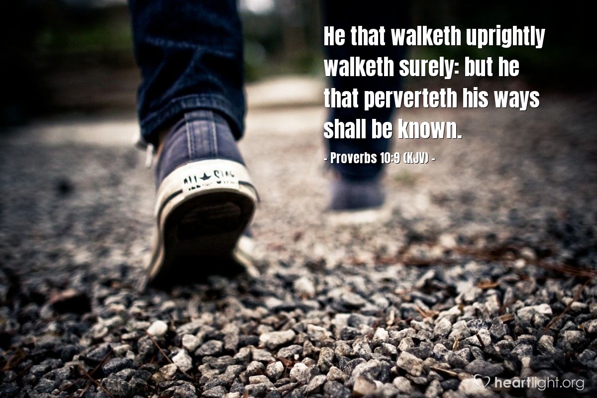 Proverbs 10 9 KJV Daily Wisdom For Wednesday February 27 2019