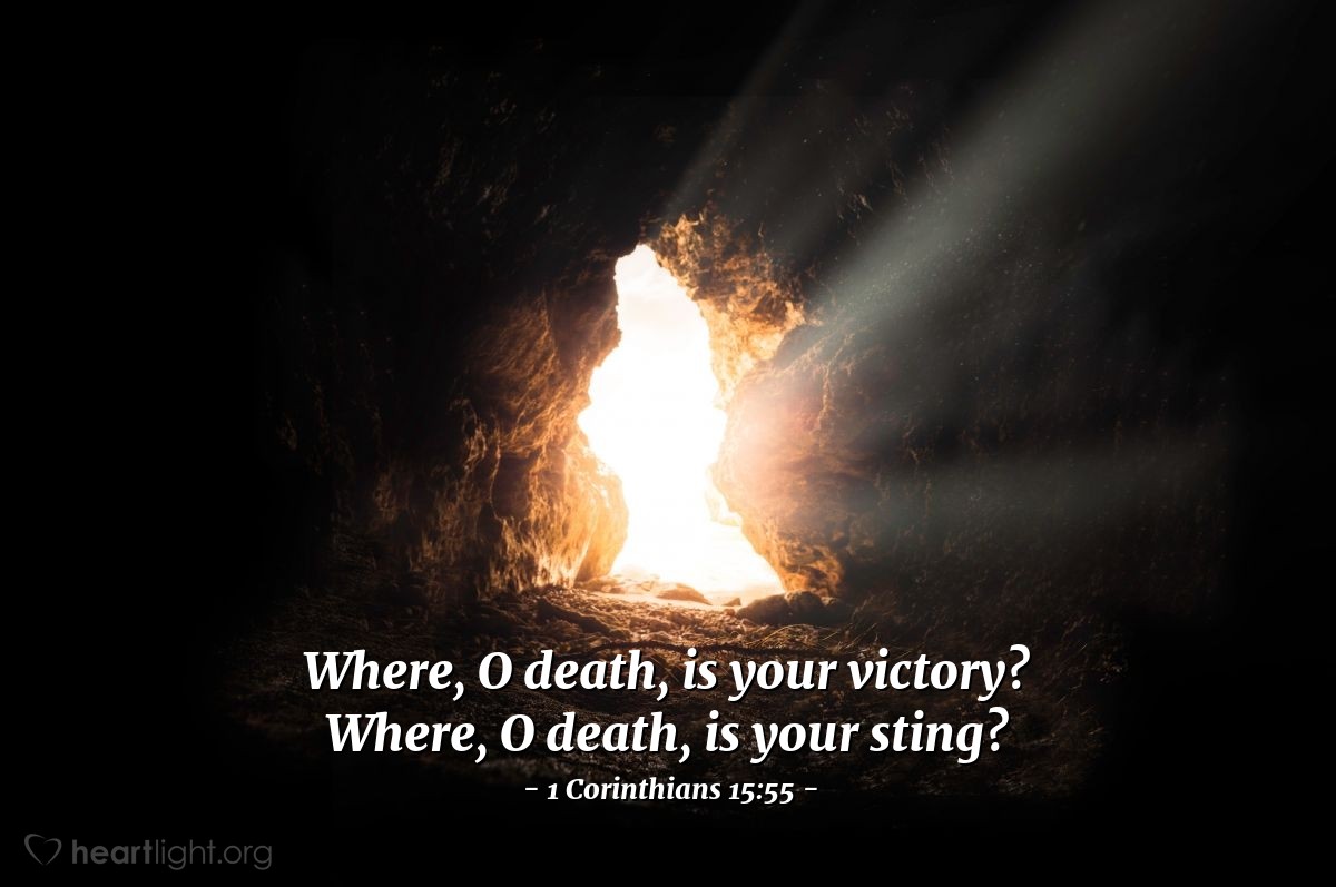 1 Corinthians 15:55 — Today's Verse for Thursday, April 20, 1961