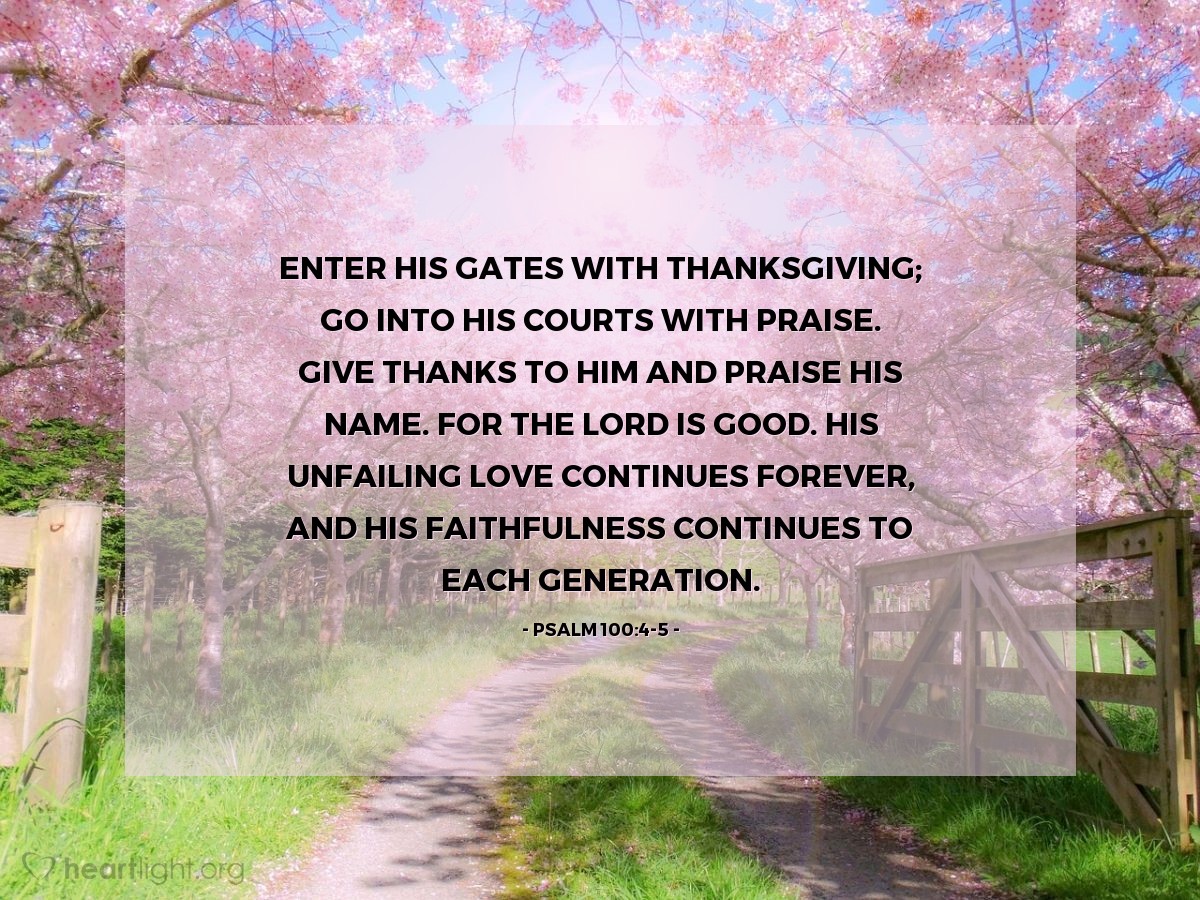  For The LORD Is Good Passion For Praise 