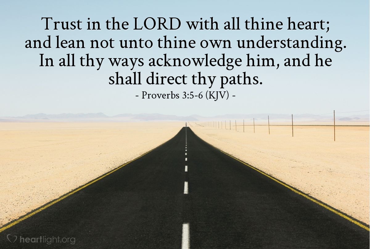 Proverbs 3 5 6 Kjv Printable