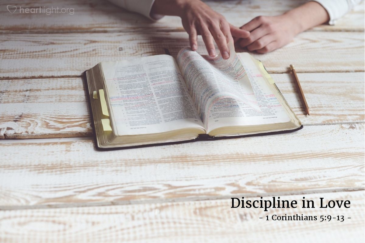 Discipline In Love 1 Corinthians 59 13 Praying With Paul