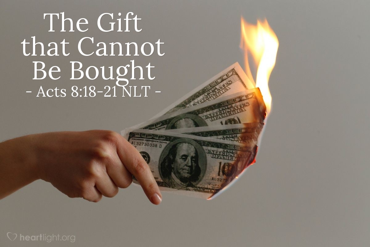 The Gift that Cannot Be Bought" — Acts 8:18-21 (Unstoppable!)