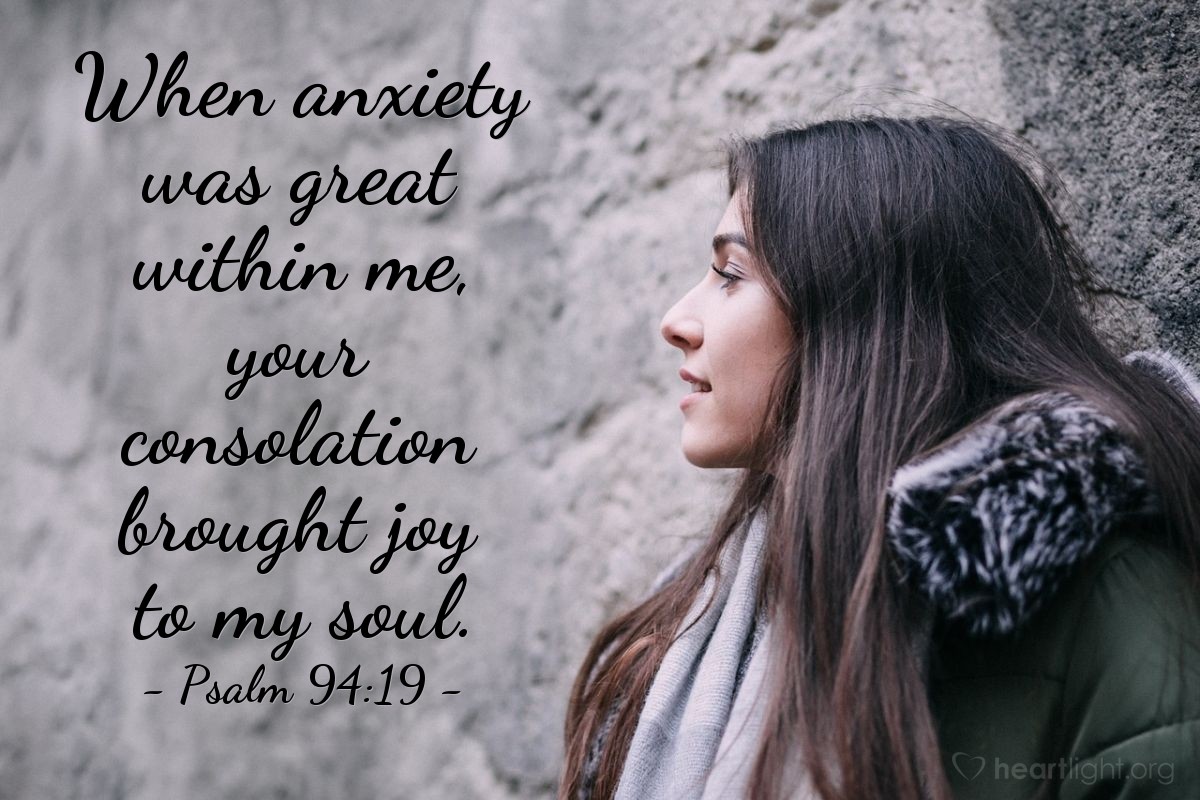 Psalm 94:19 — Today's Verse for Sunday, November 20, 1949