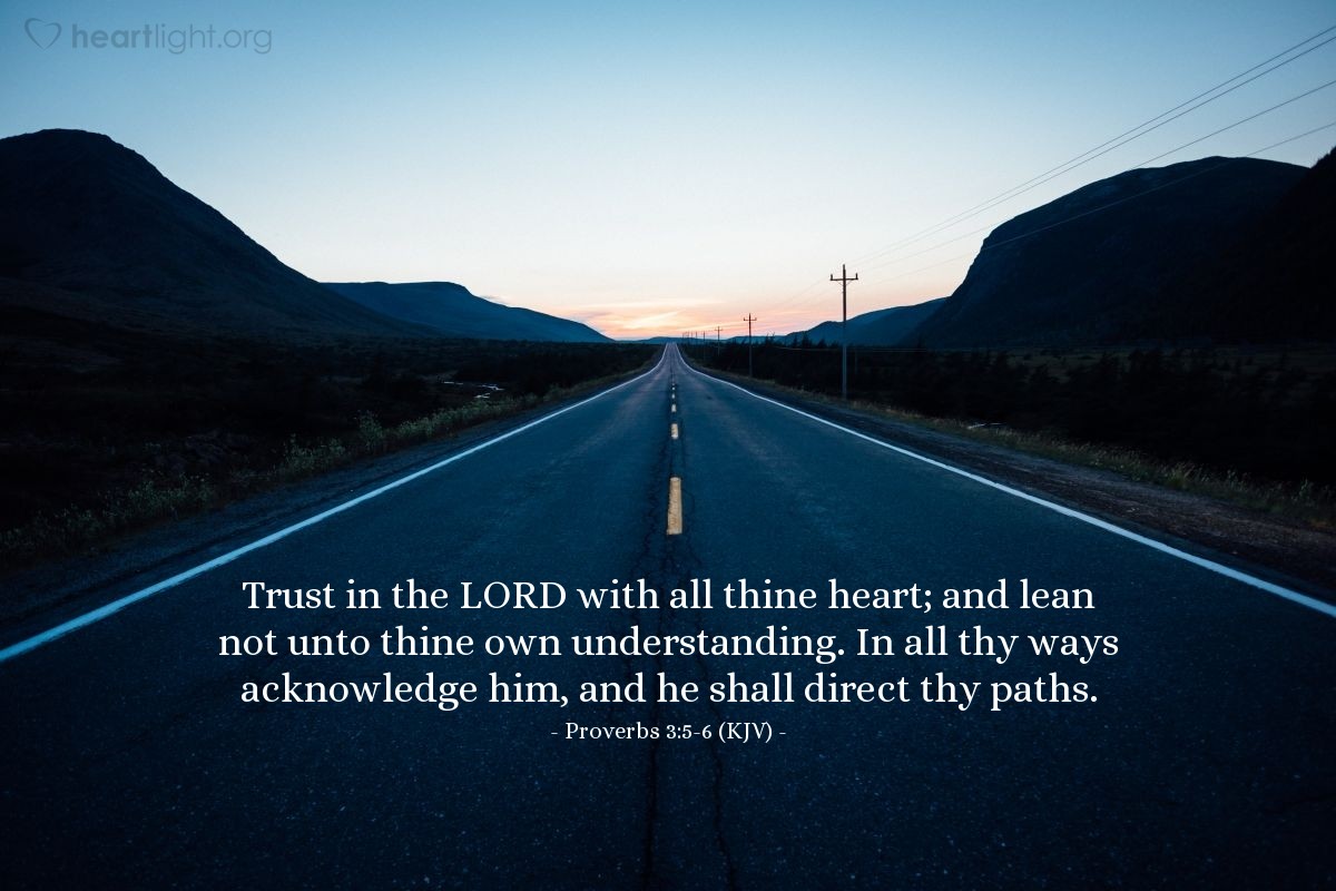 Proverbs 3 5 6 KJV Today s Verse For Friday October 12 2018