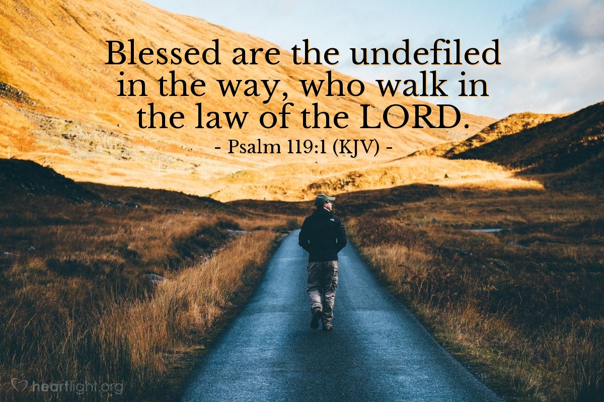 Psalm 119:1 (KJV) — Today's Verse for Monday, March 6, 1961