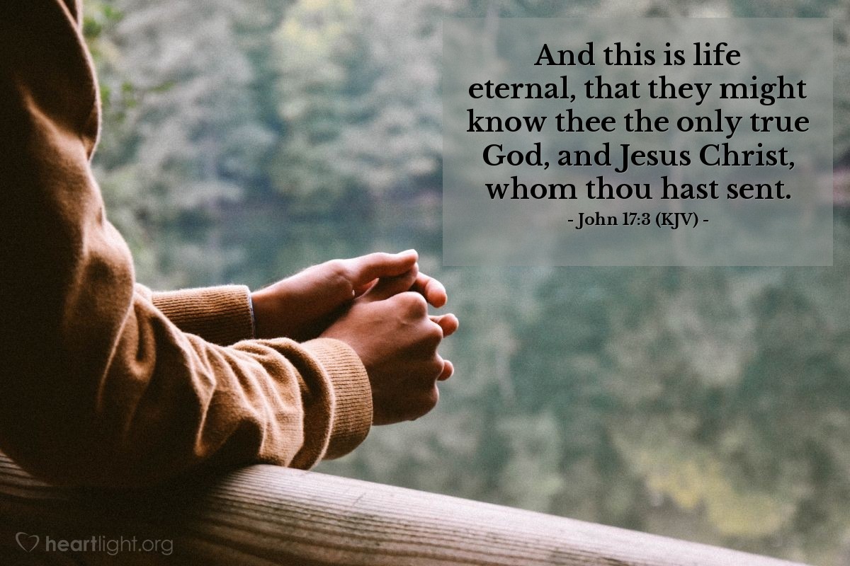 John 17:3 (KJV) — Today's Verse for Wednesday, July 5, 1961