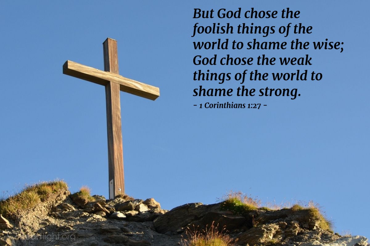 1 Corinthians 1:27 — Today's Verse for Saturday, April 1, 1961