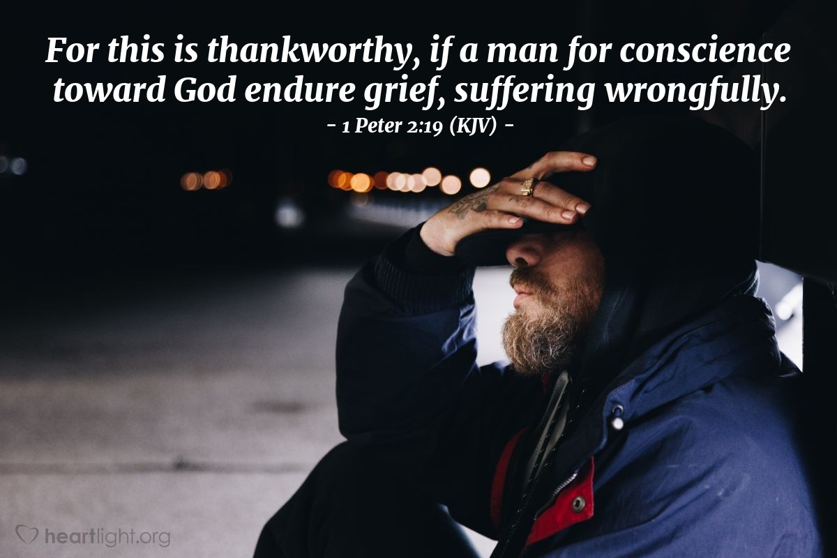 1 Peter 2 19 KJV Today s Verse For Tuesday January 25 2011