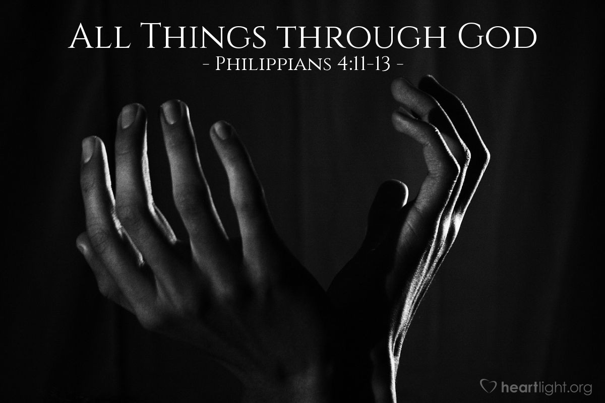 Content in All Circumstances — Philippians 4:11-13