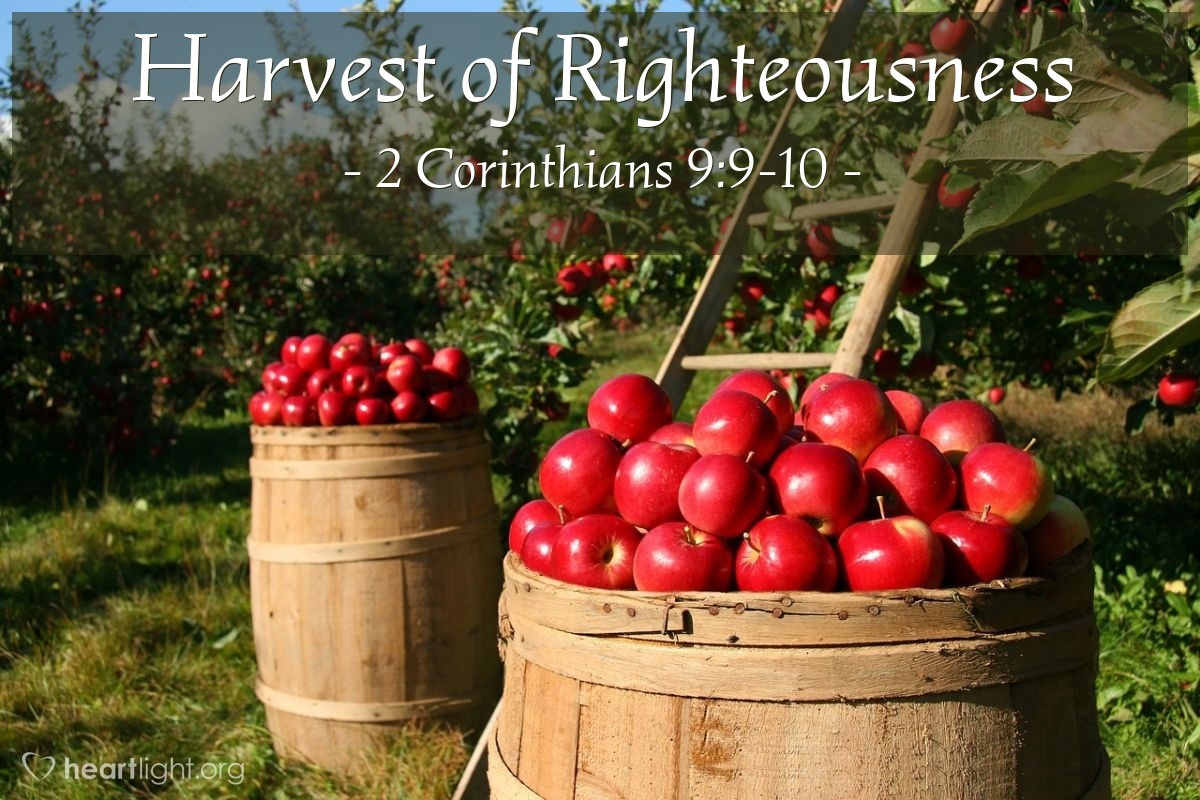 Giving Produces Thanksgiving — 2 Corinthians 9:11-15