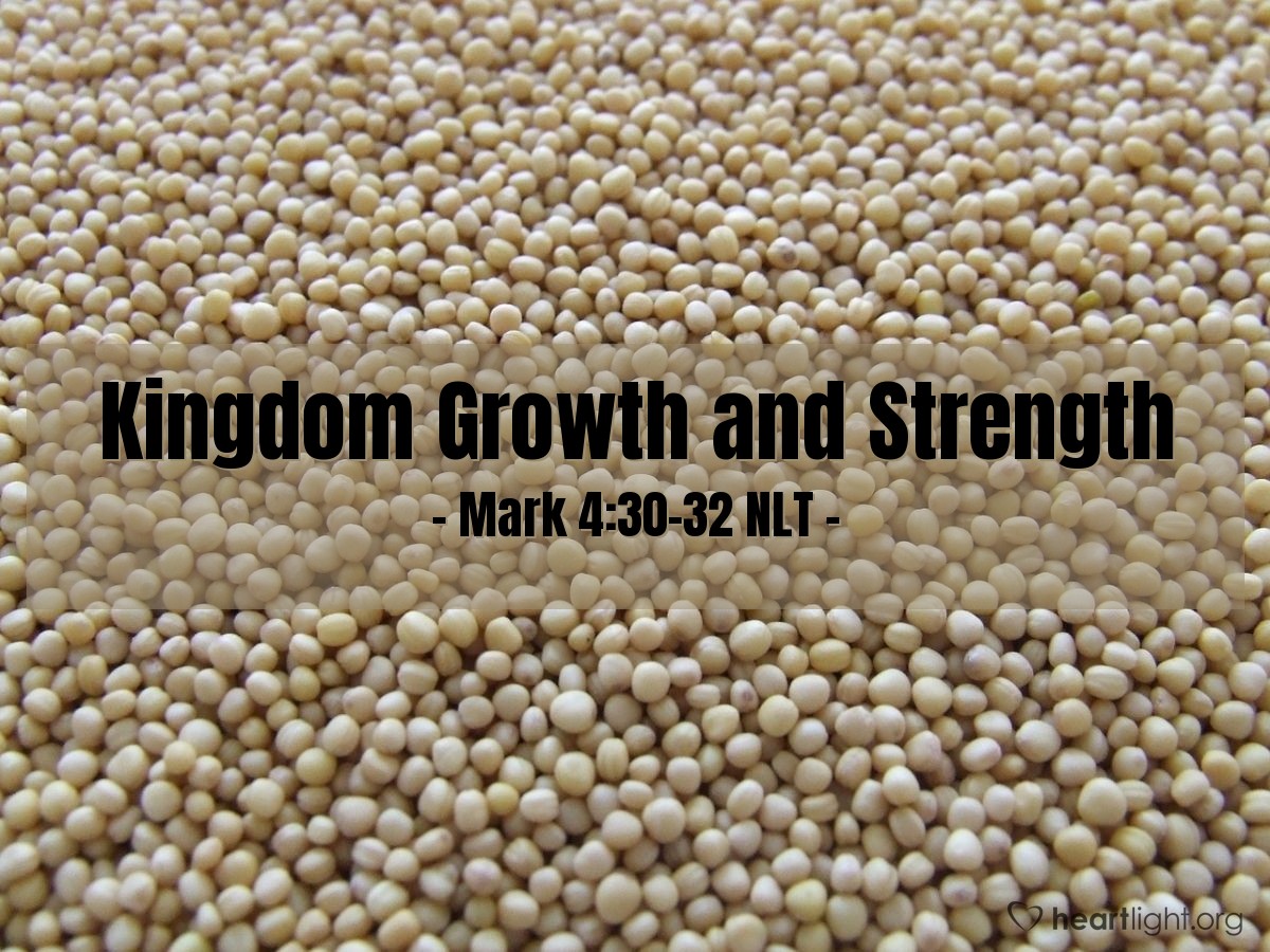  Kingdom Growth And Strength Mark 4 30 32 What Jesus Did 