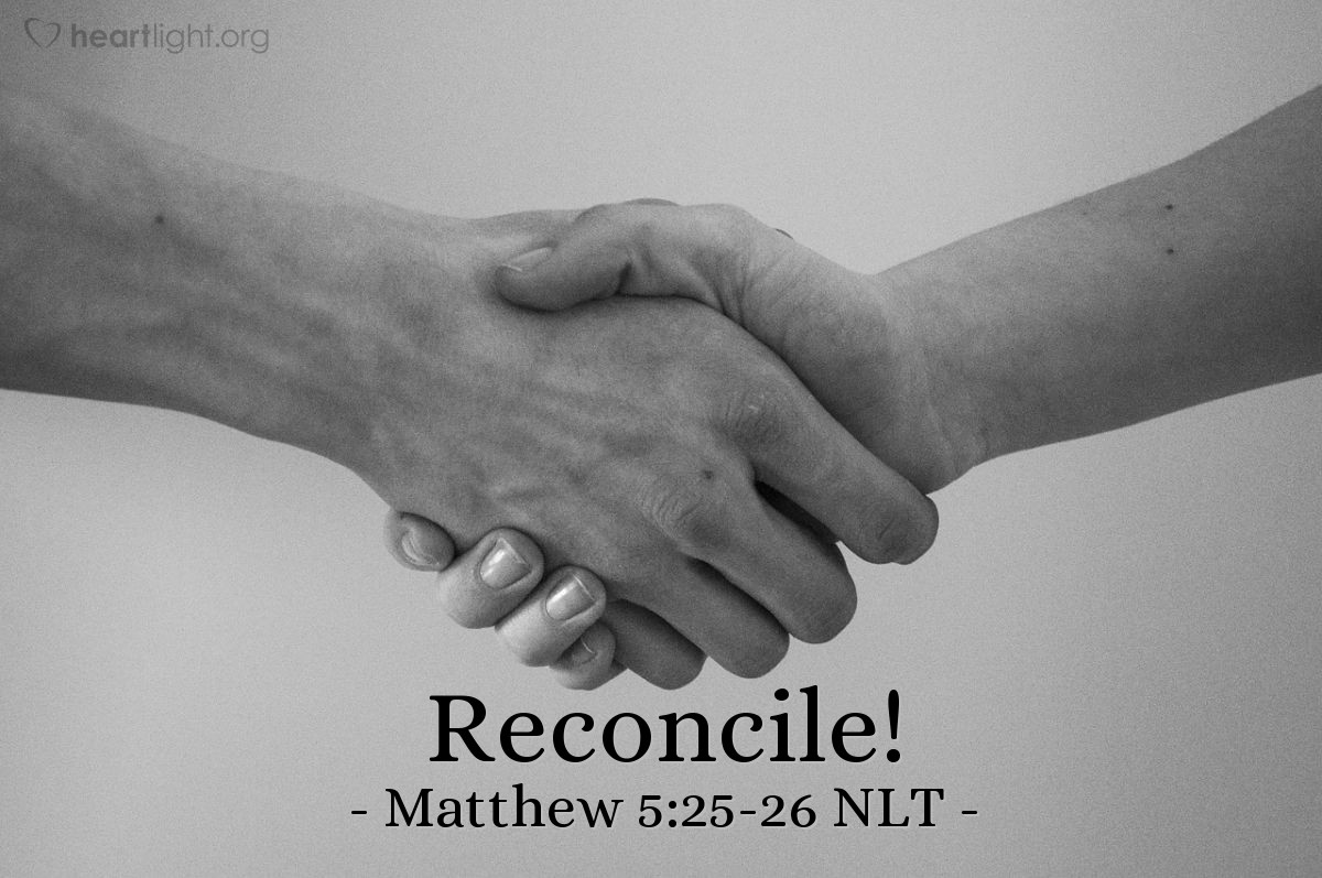 Reconcile Matthew 5 25 26 What Jesus Did