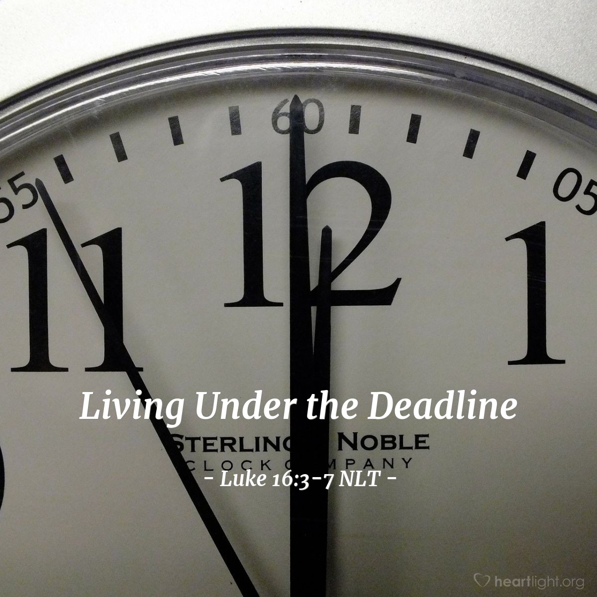 Illustration of Luke 16:3-7 NLT — "The manager thought to himself, 'Now what?"