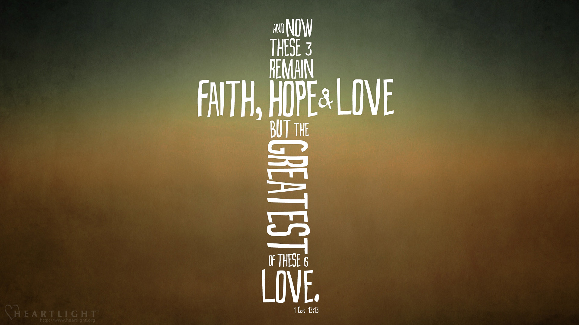 Scripture Illustration of 1 Corinthians 13 13