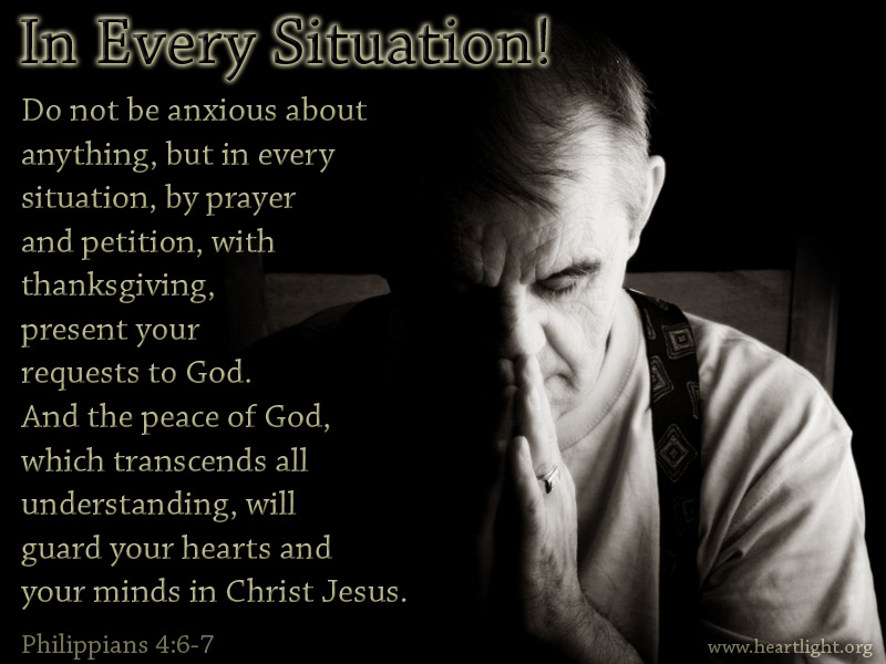 Philippians 46 7 In Every Situation Heartlight Gallery