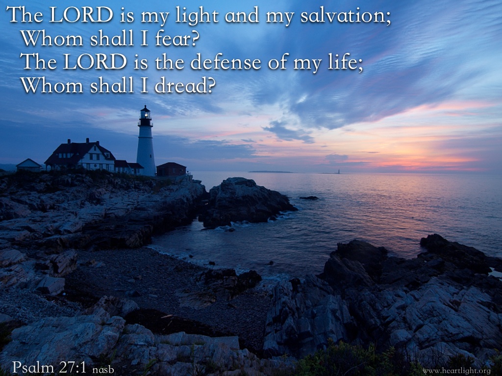 "My Light and My Salvation" — PowerPoint Background of 