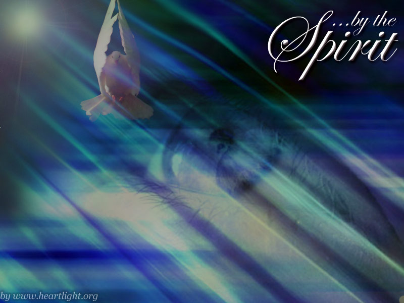 "Light from above" — PowerPoint Background of Spirit Light — Heartlight®